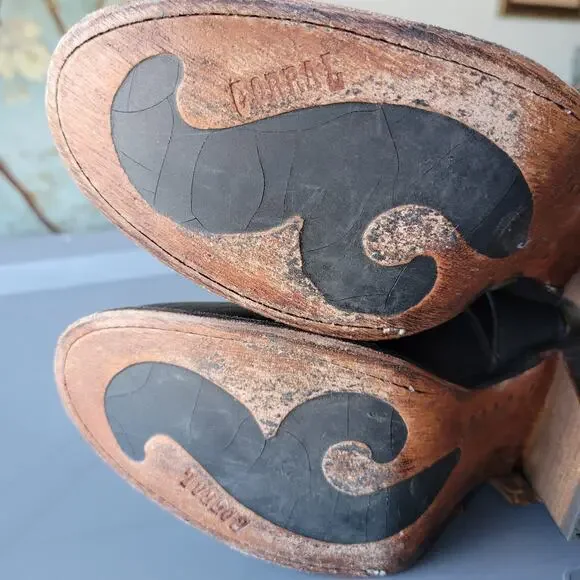 Corral Ladies Brown Fringe Slouch Boots Size 6.5M - Picture 12 of 14